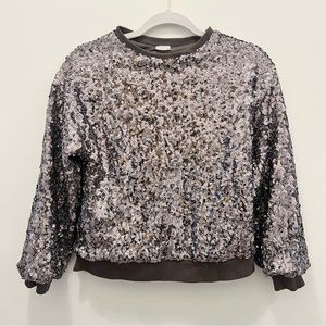 Zara Women’s Sequins Sweatshirt